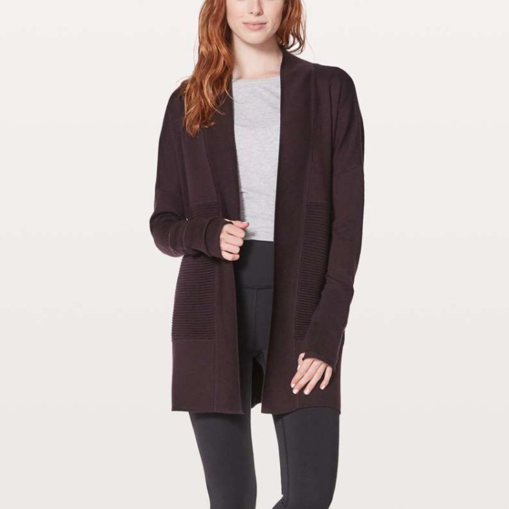 Lululemon Sit In Lotus Wrap II Black Cherry 8 - Picture 2 of 16